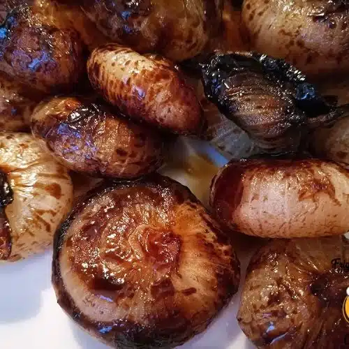 Cipolline agrodolci con aceto balsamico nella friggitrice ad aria 1 Cipolline agrodolci con aceto balsamico nella friggitrice ad aria