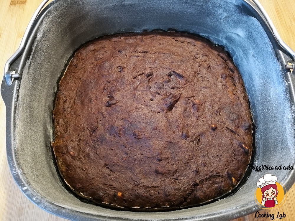 torta di zucca light con ricotta e cacao nella friggitrice ad aria