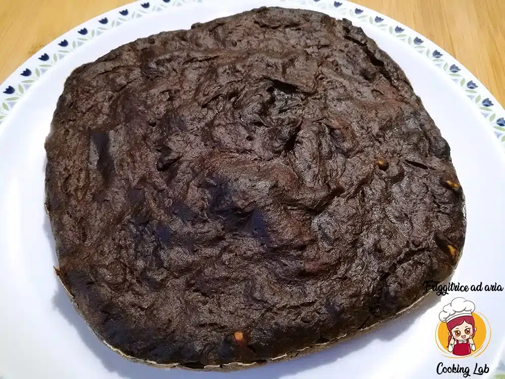 torta di zucca light con ricotta e cacao nella friggitrice ad aria torta di zucca light con ricotta e cacao nella friggitrice ad aria