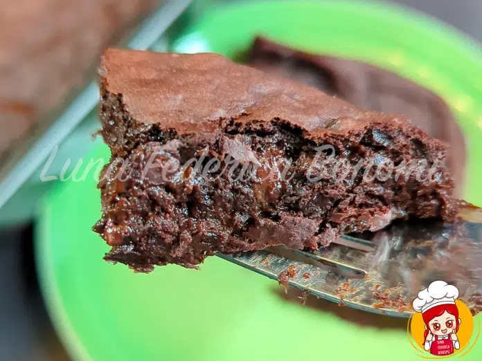 Brownies al cioccolato in friggitrice ad aria